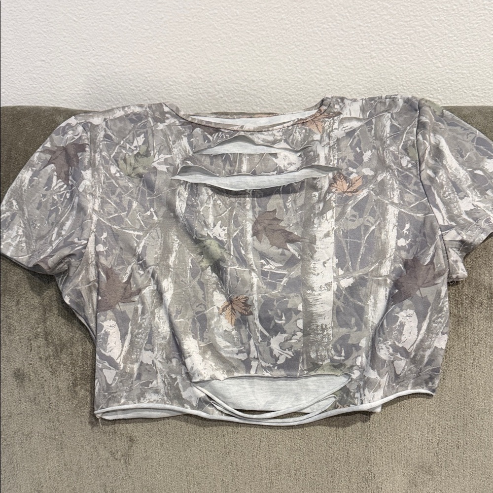 Camouflage Crop Top